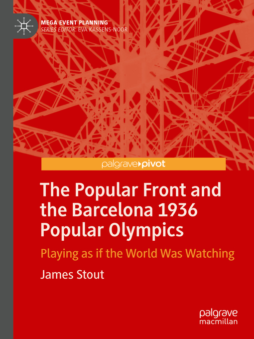Title details for The Popular Front and the Barcelona 1936 Popular Olympics by James Stout - Available